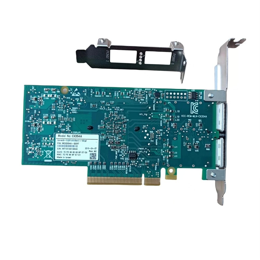 Mellanox MCX354A-QCBT 10Gb SFP - đánh giá và giá 10Gb Sfp+ Pcie Network Card Dual Port
