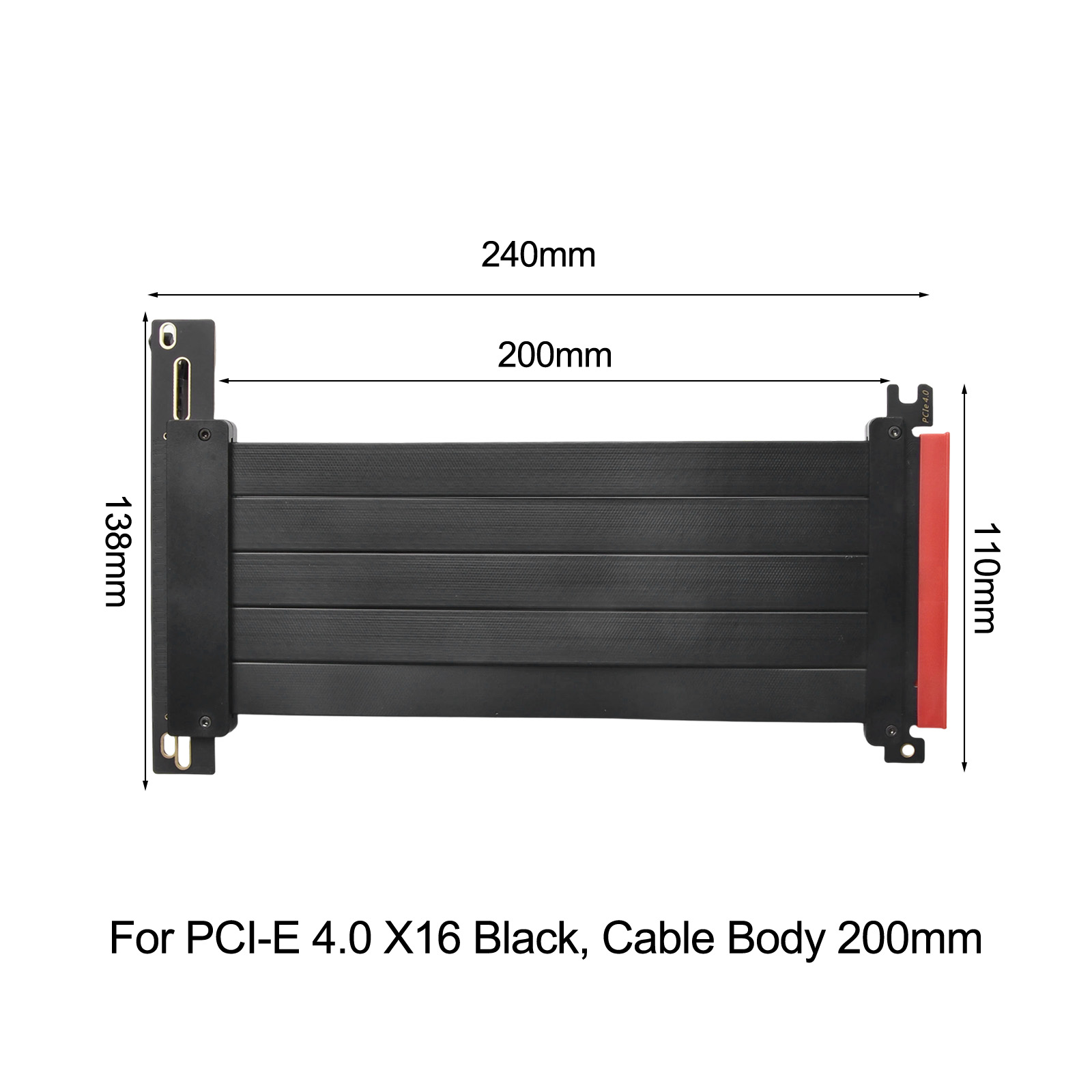 For PCIe 4.0 X16 Riser Cable 2 - đánh giá và giá Pcie 4.0 X16 Riser Cable 90 Degree