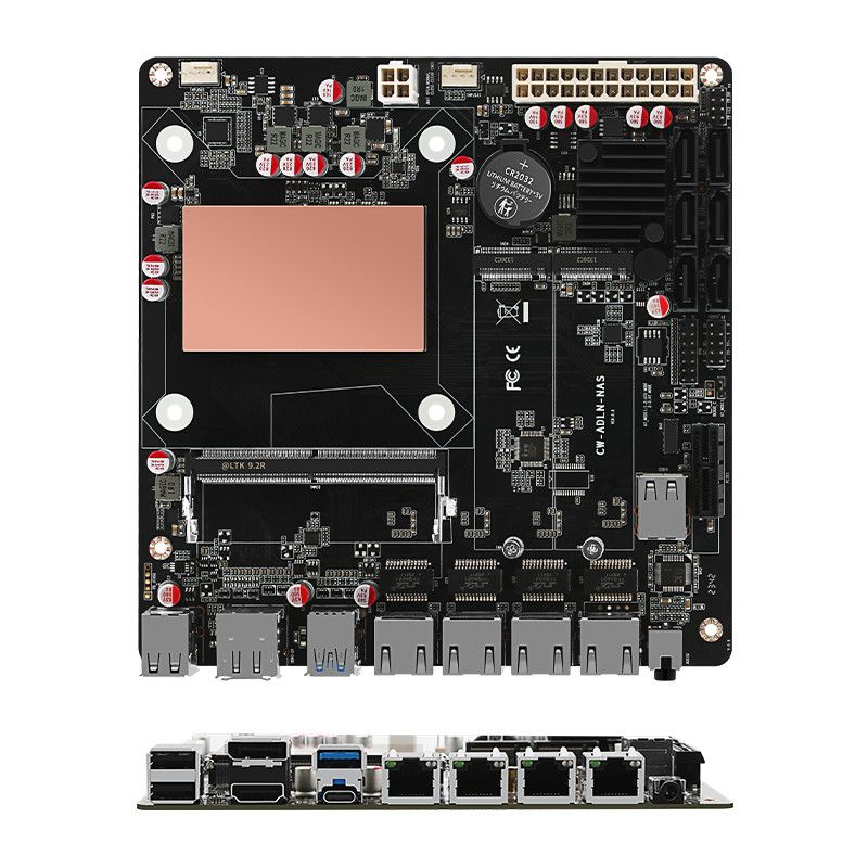 Low Power N100/N305/N150 NAS M - đánh giá và giá Nas Motherboard N100 6 Sata