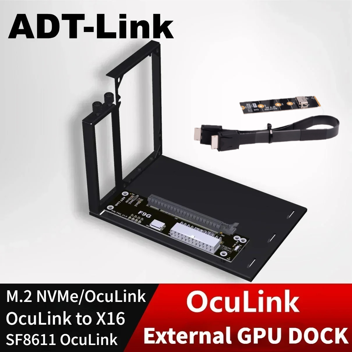 ADT PCIe 4.0 64Gbps OcuLink Ex - đánh giá và giá External Gpu Dock Pcie 4.0 Oculink