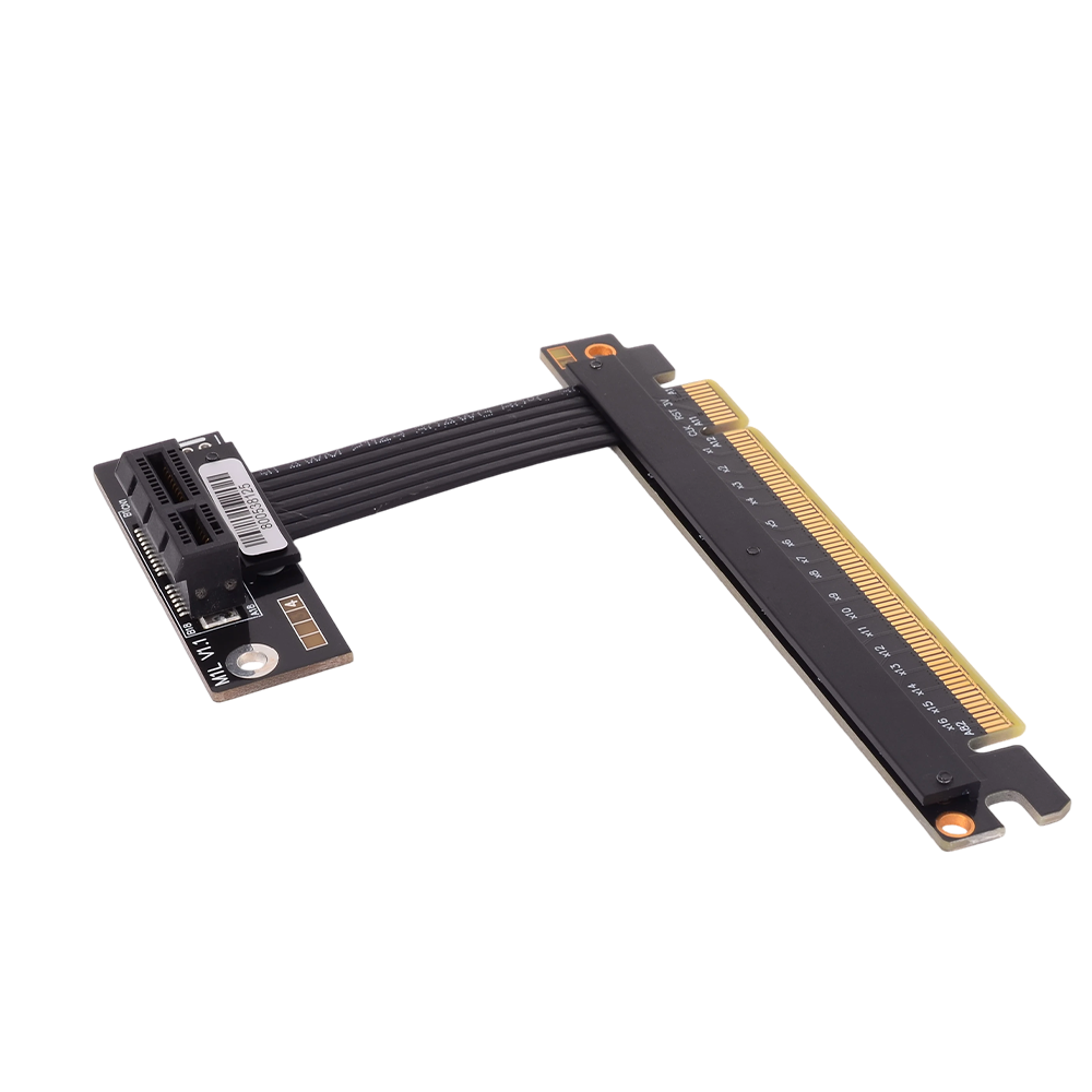 PCIe 4.0 X16 To X1 X4 X8 Exten - đánh giá và giá Pcie 4.0 X16 Riser Cable 90 Degree