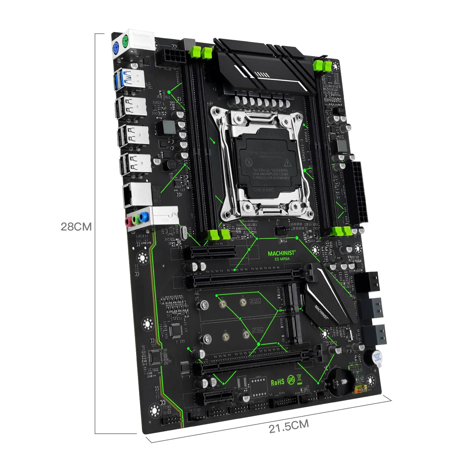 MACHINIST E5 MR9A V1.0 X99 Mot - đánh giá và giá X99 Dual Cpu Motherboard Combo
