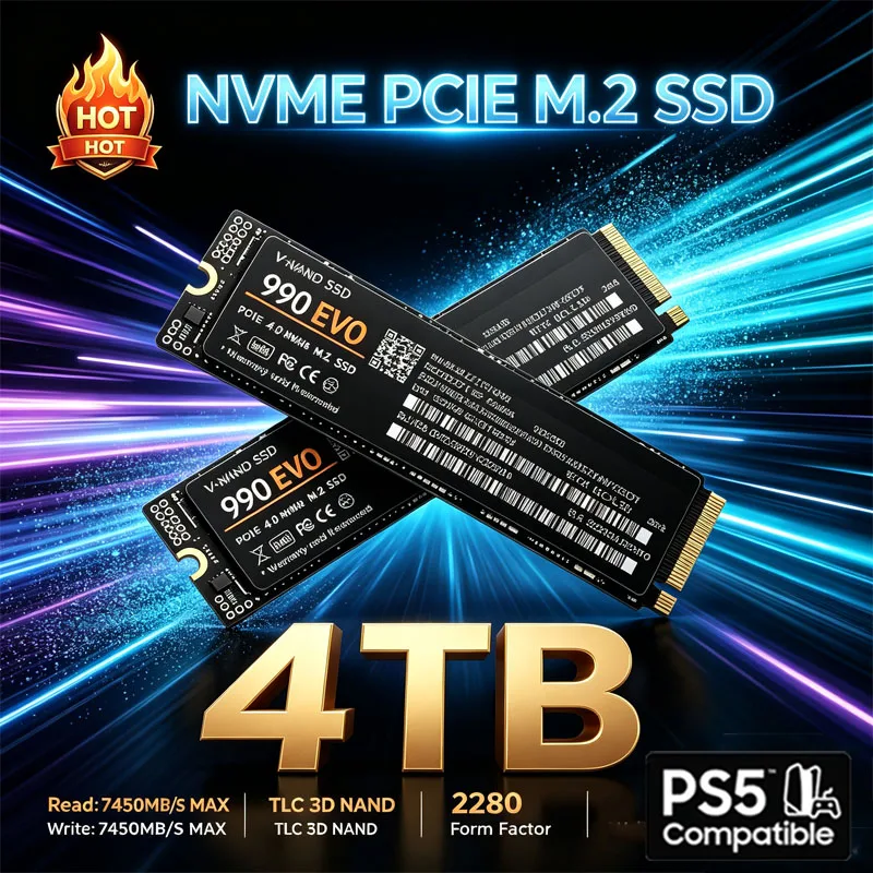 Gaming M.2 NVMe SSD 990 EVO PC - đánh giá và giá M.2 Nvme 4Tb Pcie 4.0 Ssd