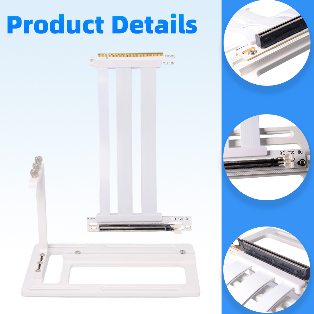 PCIe 5.0 /4.0 /3.0 X16 90 Degr - đánh giá và giá Pcie 4.0 X16 Riser Cable 90 Degree