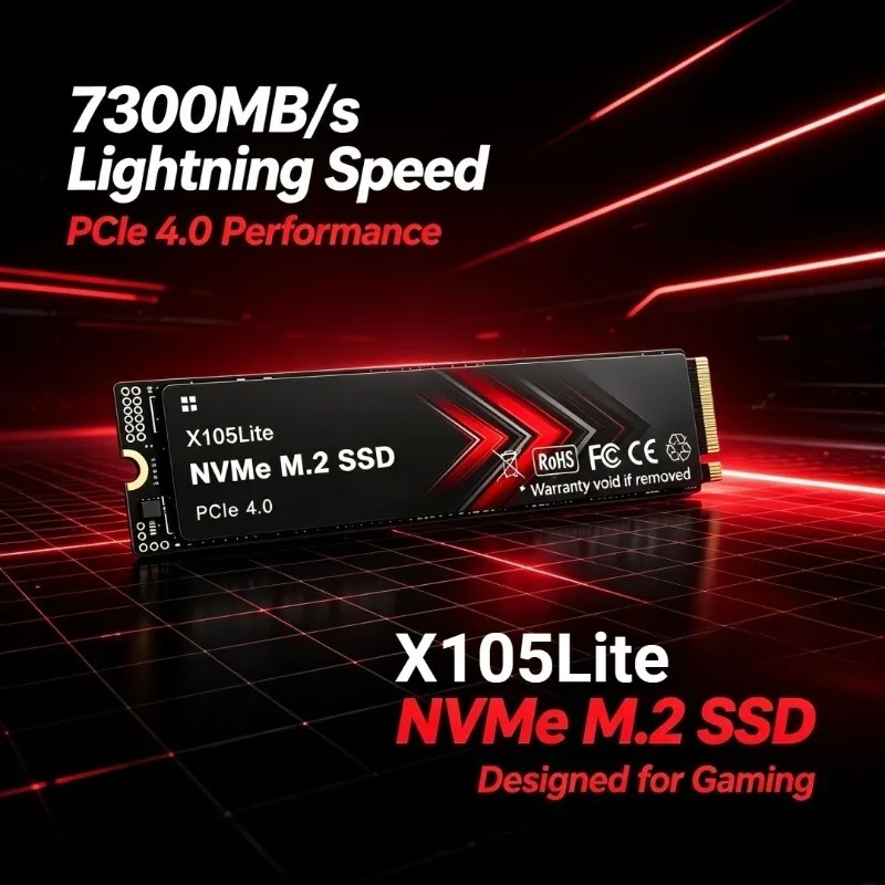 X105Lite M.2 NVMe SSD PCIe 4.0 - đánh giá và giá M.2 Nvme 4Tb Pcie 4.0 Ssd